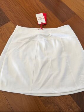Hunter White Athletic Mini Skort
